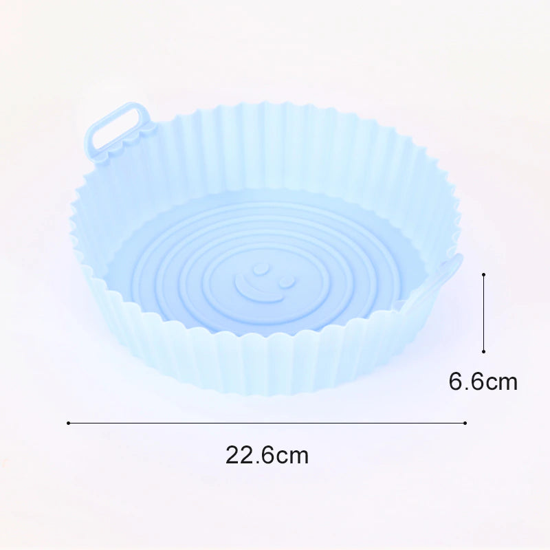 REUSABLE SILICONE TRAY FOR AIR FRYER